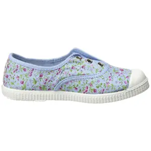 Elastic baby sneakers with flowers Cienta Ingles Tintado image-0