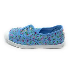 Zapatillas con elástico floral Cienta Ingles Tintado image-0
