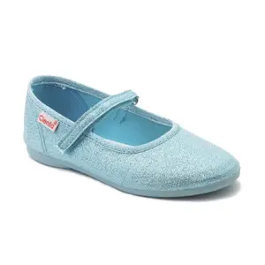 Girls' velcro ballerinas Cienta Francesita Glitter NE image-0