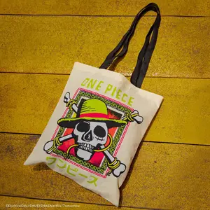 Tote Bag Cinereplicas Crâne de Luffy - One Piece image-1