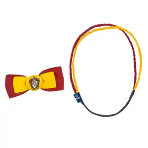 Serre-tête et barrette avec nœud femme Cinereplicas Gryffondor - Trendy (x2)