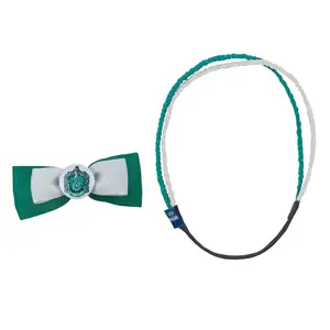 Diadema y cinta para el cabello con lazo mujer Cinereplicas Serpentard - Trendy (x2)