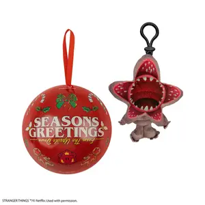 Decoración de Navidad cápsula Llavero de peluche Cinereplicas Holiday Demogorgon - Stranger Things