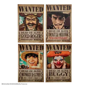 Magnet Cinereplicas Wanted - One Piece (x4)