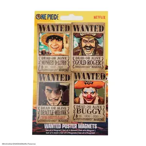 Magnet Cinereplicas Wanted - One Piece (x4) image-1