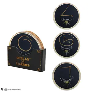 Sottobicchiere Incantesimi Cinereplicas Harry Potter (x4) image-0