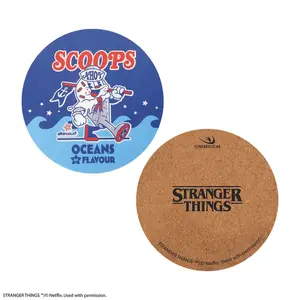 Onderzetter Cinereplicas Scoops Ahoy - Stranger Things (x4) image-2