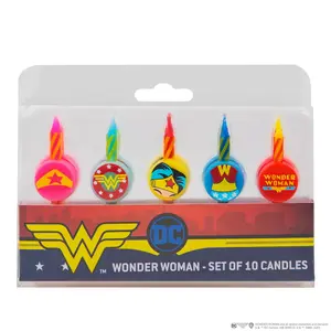 Szülinapi gyertyák Cinereplicas Logo Wonderwoman - DC Comics (x10) image-1