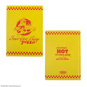 Hardcover notebook Cinereplicas Surfer Boy Pizza - Stranger Things