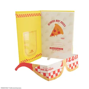 Hardcover notebook Cinereplicas Surfer Boy Pizza - Stranger Things image-1