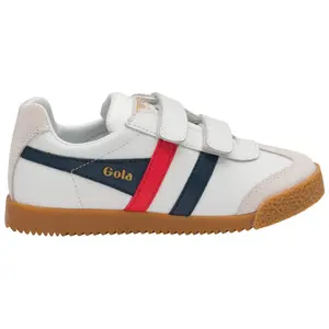 Sapatilhas de crianças Gola Classics Harrier Leather Strap Trainers image-0