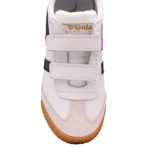 Sapatilhas de crianças Gola Classics Harrier Leather Strap Trainers image-4
