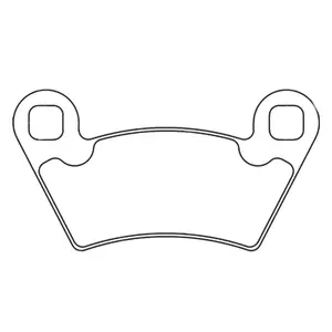 Μπλοκ φρένου από σιλικόνη CL Brakes 1230ATV1 image-0