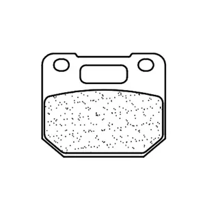 Pastilla de freno de metal sinterizado CL Brakes 1243MX10 image-0