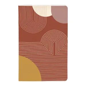 Sewn notebook 64 lined pages Clairefontaine Terracotta