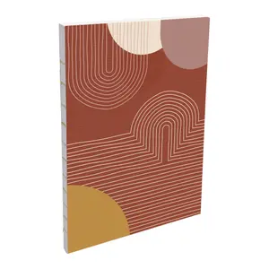 Quaderno brochure morbido A6 144 pagine rigate dorso grezzo Clairefontaine Terracotta image-0