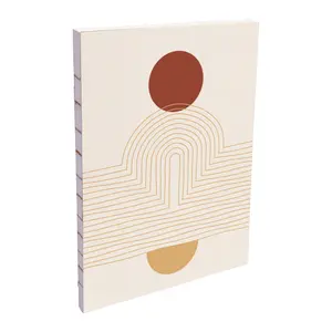 Quaderno brochure morbido A6 144 pagine rigate dorso grezzo Clairefontaine Terracotta image-1