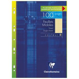 1746c-colored-loose-leaf-sheets-in-a4-case-100-perforated-pages-small-squares-clairefontaine-yellow-21x29-7-cm