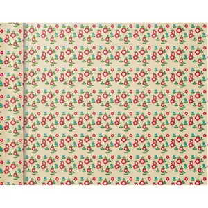 Papier do pakowania w kwiaty Clairefontaine Tiny Rolls image-0