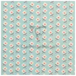 Papier cadeau fleurs sur fond Clairefontaine Tiny Rolls image-1