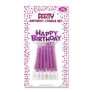 Bougies à brûler + support Clairefontaine Happy Birth (x36) image-0