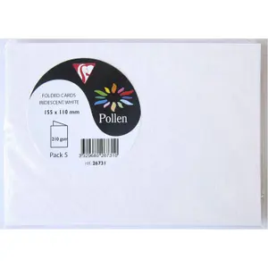 Tarjetas plegadas Clairefontaine Pollen (x5) image-1