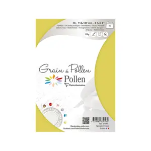 Enveloppe grain de Clairefontaine Pollen (x5) image-1