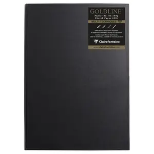 Geleimtes Notizbuch a3 64 Blatt Clairefontaine Goldline image-0