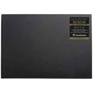 Geleimtes Notizbuch a3 64 Blatt Clairefontaine Goldline image-0
