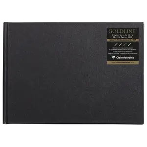Geleimtes Notizbuch a5 64 Blatt Clairefontaine Goldline image-0