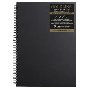 Geleimtes Notizbuch a3 64 Blatt Clairefontaine Goldline RI image-0