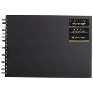 Geleimtes Notizbuch a4 64 Blatt Clairefontaine Goldline RI image-0