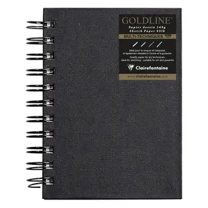 Lehce lepený blok A6, 64 listů Clairefontaine Goldline RI image-0