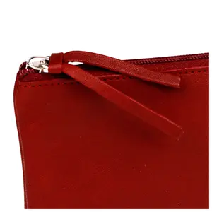 Płaska skórzana kosmetyczka Clairefontaine Ruby image-3