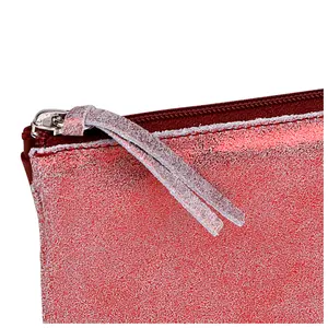 Pung med 2 rum i ruskind Clairefontaine Ruby image-6