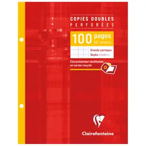 100 lapos, perforált, színes fénymásolatok Clairefontaine image-0