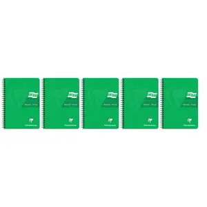 Integreret a5-notesblok med 180 aftagelige mikroperforerede linjerede sider med margen Clairefontaine Europa Glossy image-0