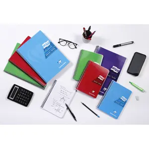 Heft integral gebunden a4 180 heraustrennbare mikroperforierte Seiten liniert mit Rand Clairefontaine Europa Glossy image-1