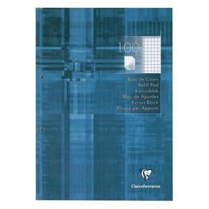 Hoja encolada de gran tamaño a4 200 páginas separables perforadas 2 agujeros cuadrados pequeños Clairefontaine image-0