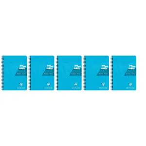Notizblock integral gebunden a5 180 herausnehmbare mikroperforierte Seiten liniert mit Rand Clairefontaine Europa Glossy image-0