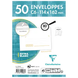 Umschlag Clairefontaine Claircode 80 g (x50) image-4
