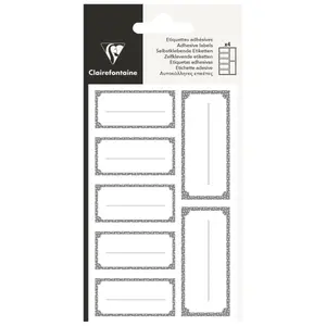 Rechteckige Aufkleber Clairefontaine (x28) image-0