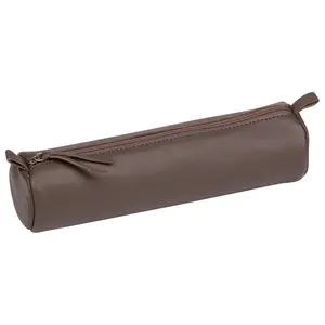 Astuccio rotondo in pelle colorata Clairefontaine image-0