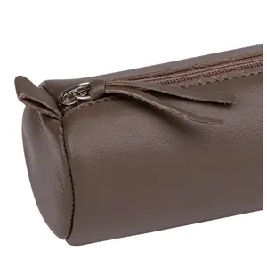 Astuccio rotondo in pelle colorata Clairefontaine image-3