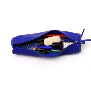 Trousse ronde en cuir teinté Clairefontaine image-2