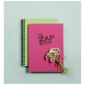 Geleimtes Notizbuch a6 80 Blatt Clairefontaine 1/2 Zap Book image-2