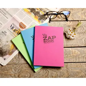 Geleimtes Notizbuch a6 80 Blatt Clairefontaine 1/2 Zap Book image-1