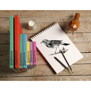 160-arks a4-notesblok med hoved Clairefontaine Zap Book RI image-1