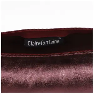 Runt läderfodral Clairefontaine Cuirisé image-5