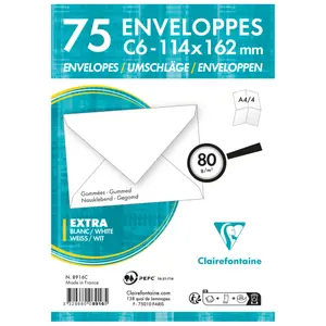 Sobre de celofán engomado Clairefontaine (x75) image-1